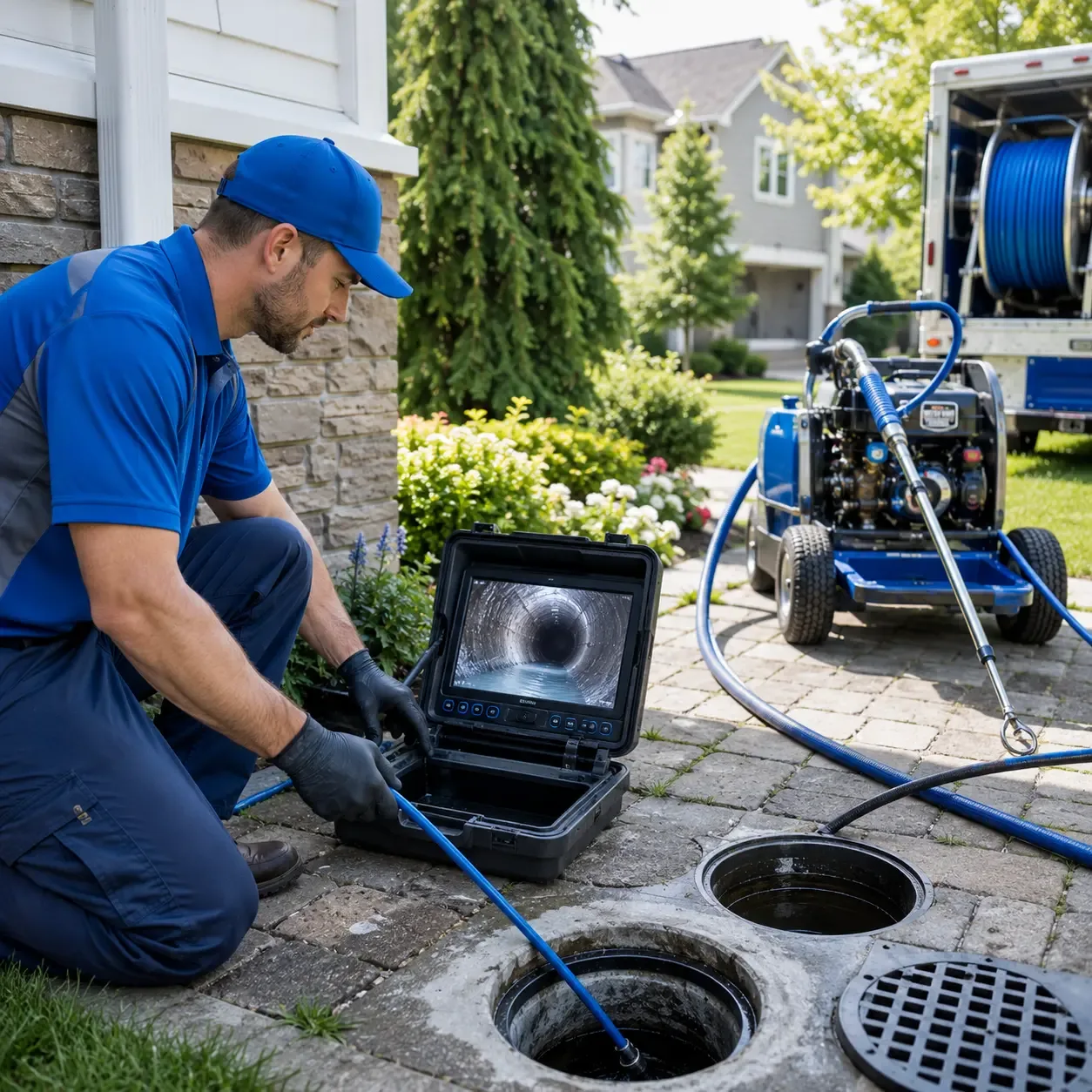 Outdoor drain cleaning professionals serving Rover, AR